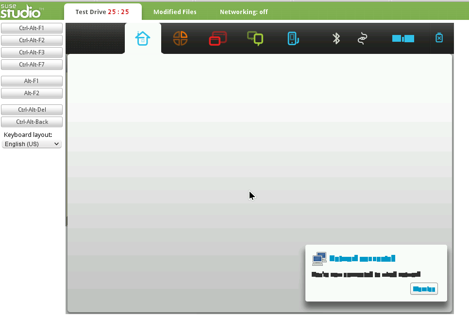 Smeegol 遗憾的是尚未在 SUSE Studio Testdrive 中工作。