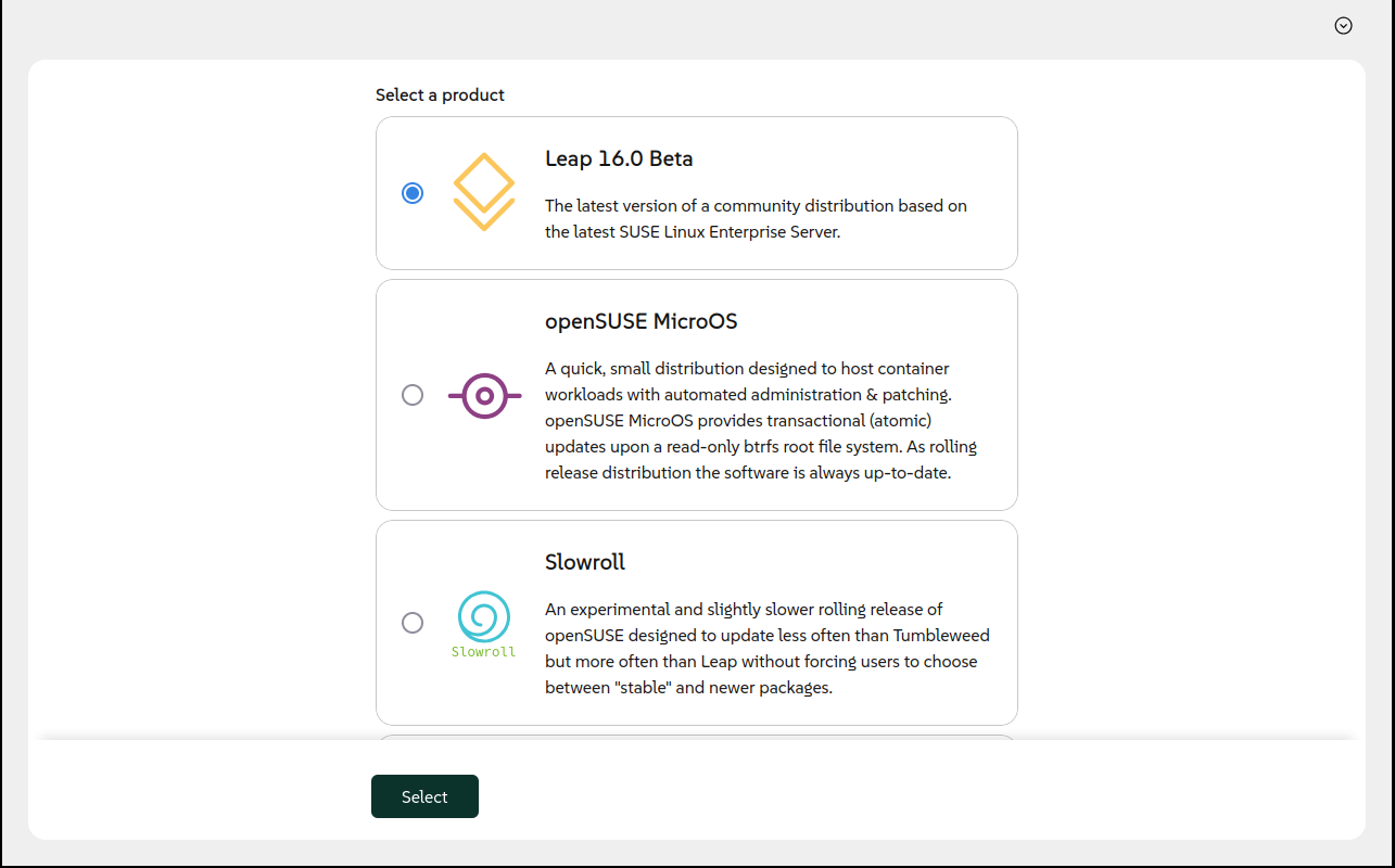 Screenshot of Agama Installer
